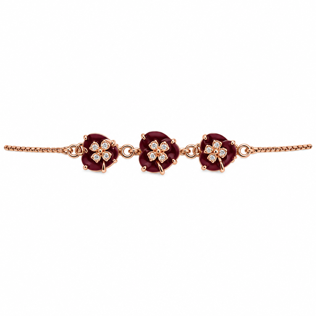 Bracelet on neutral background